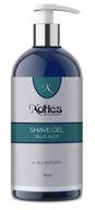 🪒 xotics by curtis smith – blue aloe shave gel – 16 oz – professionally formulated for a close & comfortable shave – enhanced with peppermint, chamomile, aloe vera & more – improved blade guide logo