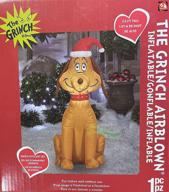 inflatable grinch wearing outdoor decoration logo