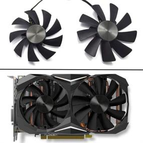 img 3 attached to 🎮 Вентилятор для замены видеокарты inRobert GAA8S2U GA91S2H для Zotac GTX 1070 Ti Mini, GTX 1080 Ti Mini - Fan-AB: Улучшенная производительность охлаждения