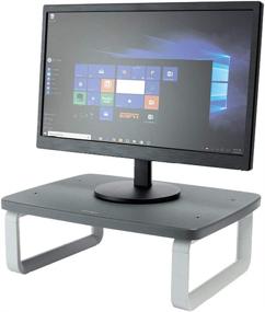 img 4 attached to 🖥️ Gray Kensington SmartFit Monitor Stand Plus - Accommodates Screens up to 24 Inches (K60089)