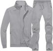 crysully sweatsuits athletic workout sweatpants men's clothing and active logo