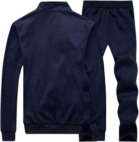 img 3 attached to CRYSULLY Sweatsuits Athletic Workout Sweatpants Men's Clothing and Active