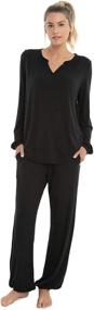 img 4 attached to Barefoot Dreams Jersey Namaste Lounge: Women's Clothing for Ultimate Comfort and Style