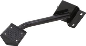 img 2 attached to 🚗 DEE ZEE Aluminum Black Powder Coat Bumper Step: Premium Accessory for Easy Vehicle Entry