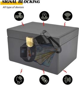 img 2 attached to 🔒 Faraday Key Fob Protector Box | RFID Signal Blocking Shield | Faraday Box Shielding Box for Car Key