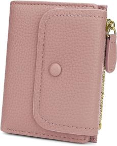 img 4 attached to YALUXE Womens Blocking Compact Leather Women's Handbags & Wallets in Wallets