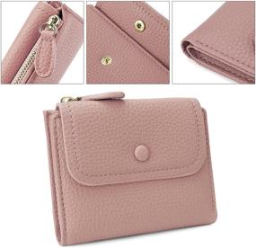 img 1 attached to YALUXE Womens Blocking Compact Leather Women's Handbags & Wallets in Wallets