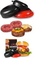 🍔 enhanced burger press - innovative 1/4lb, 1/3lb, and 1/2lb stuffed burger patty (including 3 sizes) unlock your creativity in the kitchen logo