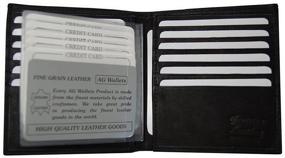 img 2 attached to Premium European Multi-Card 👜 Men's Wallets from Cowhide Leather