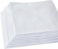 🧣 cotton white handkerchief set - pieces of hankies logo