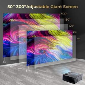 img 2 attached to ONE·MIX Bluetooth Projector 300＂Display Compatible