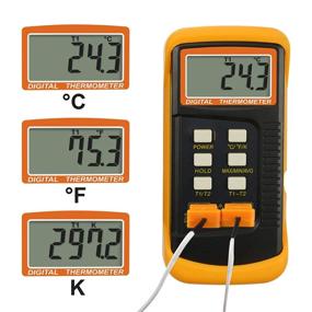 img 1 attached to Stainless Thermocouple Thermometer Temperature Measurement