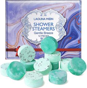 img 4 attached to 🚿 Lagunamoon Sinus Relief Aromatherapy Shower Steamers, Natural Essential Oil Shower Bombs with Menthol & Eucalyptus for Home Spa Relaxation, 12 Pack 30g Shower Tablets - Perfect Gift