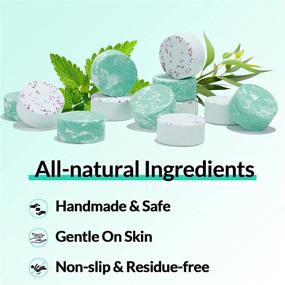img 2 attached to 🚿 Lagunamoon Sinus Relief Aromatherapy Shower Steamers, Natural Essential Oil Shower Bombs with Menthol & Eucalyptus for Home Spa Relaxation, 12 Pack 30g Shower Tablets - Perfect Gift