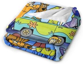 img 3 attached to 🛋️ Cozy and Cute: KASETER LMEROM Cartoon Fleece Throw Blanket for Sofa Bed - 60 × 50 Inches