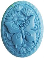 🦋 craft art silicone soap mold s439: longzang butterfly flowers mould - diy handmade candle & soap making! logo