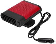 🚗 keenso 12v portable car heater: fast heating defroster & demister fan for windshield - auto hot warmth on the go (black & red) logo