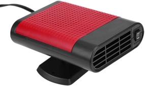 img 2 attached to 🚗 Keenso 12V Portable Car Heater: Fast Heating Defroster & Demister Fan for Windshield - Auto Hot Warmth on the Go (Black & Red)