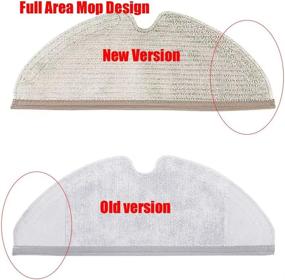 img 2 attached to 🧹 Top-Quality Jorllina 4Pcs Mopping Cloth Mop Pads: Roborock E35 E25 E20 S50 S6 S51 Xiaomi Replacement Parts & Accessories