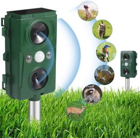 img 4 attached to 2021 Green Upgraded PETBROO Cat Deterrent Outdoor and Dog Deterrent for Gardens - 1 Inch