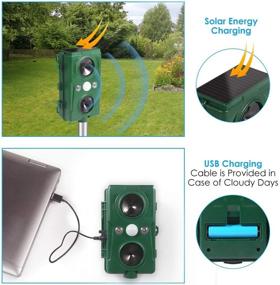 img 1 attached to 2021 Green Upgraded PETBROO Cat Deterrent Outdoor and Dog Deterrent for Gardens - 1 Inch