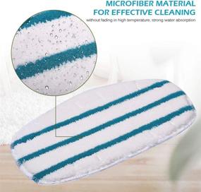 img 3 attached to 8 Pack Microfiber Steam Mop Pads for PurSteam ThermaPro 10-in-1 by KEEPOW