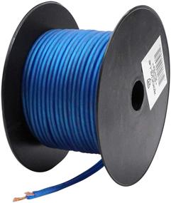 img 4 attached to Rockville R14GBLU50: Superior Blue 14 Gauge Speaker Wire - 50ft Mini Spool for Car Audio
