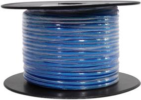 img 1 attached to Rockville R14GBLU50: Superior Blue 14 Gauge Speaker Wire - 50ft Mini Spool for Car Audio