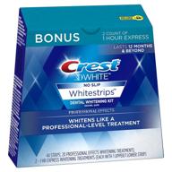 🦷 crest 3d white professional effects whitestrips with bonus 1 hour express - 20+2 treatments teeth whitening kit logo