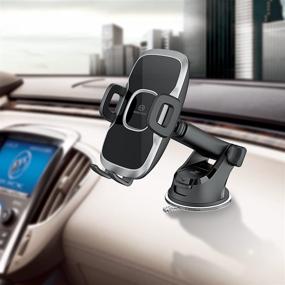 img 2 attached to WixGear Dashboard Telescopic Arm: The Ultimate Car Phone Holder for Any Smartphone