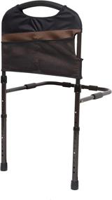 img 4 attached to 🛏️ Stander Stable Rail: The Ultimate Bed Assist Rail for Elderly Adults - Adjustable Legs & Organizer Pouch Included