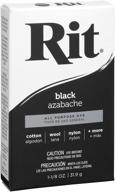 🎨 rit black purpose powder dye: vibrant and easy-to-use, 1-1/8 oz logo
