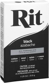img 4 attached to 🎨 Rit черная краска в порошке: Яркая и простая в использовании, 1-1/8 унций.