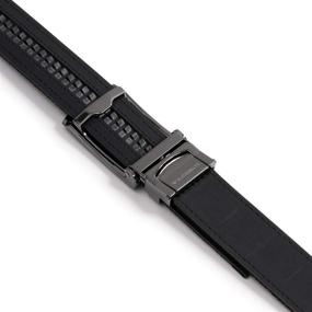 img 1 attached to SlideBelts Mens Canvas Belt Gunmetal Men's Accessories and Belts