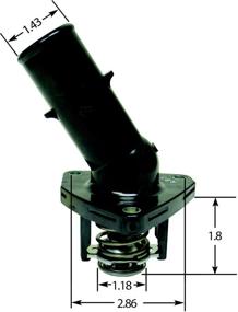 img 1 attached to 🔧 Stant Stainless Steel Engine Coolant Thermostat/Water Outlet Assembly: Optimal Performance and Durability