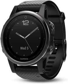 img 4 attached to Garmin Fenix 5S - Серебристый с чёрным ремешком (обновленный)