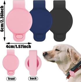 img 3 attached to 🐾 GABraden 3-Pack Airtag Tracker Protective Case - Compatible with Airtag Dog Collar Glow, Adjustable GPS Tracking Accessories for Dogs and Cats, Anti-Lost Locator