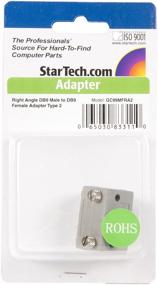 img 1 attached to 🔌 Улучшенное подключение: Адаптер StarTech Com с прямым углом для серийного соединения для промышленных электрических систем