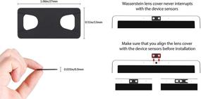 img 1 attached to 🔒 [Официально сделано для Google] Заглушка объектива для веб-камеры Wasserstein с ползунком для повышенной безопасности и конфиденциальности - Совместима с Google Nest Hub Max (набор из 3 штук)