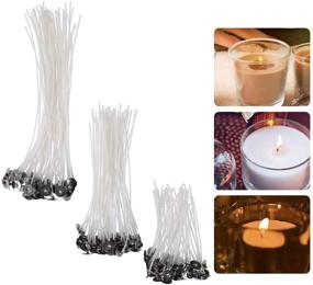 img 4 attached to 🕯️ yeestone Candle Wicks - 150PCS 3 Sizes Wax Wicks for Candle Making, Candle DIY (90 mm, 150 mm, 200 mm)