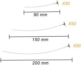 img 2 attached to 🕯️ yeestone Candle Wicks - 150PCS 3 Sizes Wax Wicks for Candle Making, Candle DIY (90 mm, 150 mm, 200 mm)