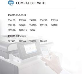 img 3 attached to 🖨️ TEINO Compatible Ink Cartridges for Canon 280 PGI-280 XL - Pack of 2 (PGBK) for Canon PIXMA Printers