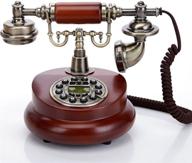 📞 telpal classic vintage desktop wired office telephone - 1950 old-fashioned antique style home phone logo