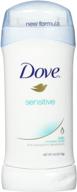 dove sensitive skin anti-perspirant deodorant, 2.60 oz, pack of 2 logo