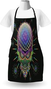 img 2 attached to Ambesonne Psychedelic Halloween Adjustable Multicolor