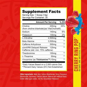 img 1 attached to 💪 Ryse Up Supplements Loaded Pre-Workout Powder - Official Ring Pop® Cherry Flavor - Fuel Your Greatness - Pump, Energy, and Strength - 438 Grams (1 Pack)