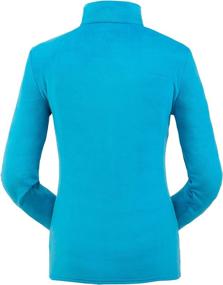 img 2 attached to 🕷️ Spyder Women's Shimmer Bug Half-Zip T-Neck