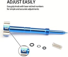 img 2 attached to Air Fuel Mixture Screw CNC Adjust Carb FCR Air Screw Compatible With KEIHIN Carburetor Four-Strokes FCR Carbs Motorcross Motorcycle(Blue)