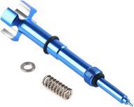 air fuel mixture screw cnc adjust carb fcr air screw compatible with keihin carburetor four-strokes fcr carbs motorcross motorcycle(blue) logo