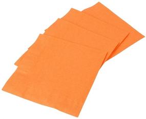 img 2 attached to 🍊 Amscan Orange Peel 2-Ply Luncheon Napkins 40-Pack: Vibrant Party Supply, 13" x 13